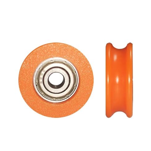 5Pcs 5x25x9mm Pom Delrin U Groove Pulley Guide Wheel Bearing Pulley Furniture Door Moving Wheel in Saudi Arabia