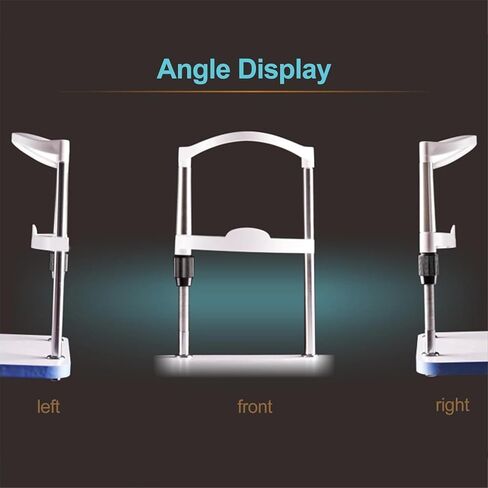 Adjustable Forehead Chin Rest Bracket for Vision Training Instrument, 10cm Height Adjustment, 135-235mm Distance, Electroplated Optical Support for Optometry, Optician, Eye Care Center in Kuwait