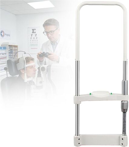 مسند الذقن للأجهزة البصرية، ملحقات قياس البصر لدعم الجبهة، دعامة رفع الذقن مع مقبض تعديل، لمقياس الانكسار التلقائي، تدريب الرؤية، الأجهزة البصرية in Kuwait