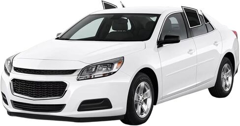 Precut Windows Tint Film جميع الجانبين سيارات Sun حظر الحماية من الخصوصية المضادة للزجاج التحطيم 2 Ply Film 35 ٪ Tint Shade Kit لـ Chevrolet Malibu 2013-2015 in Kuwait