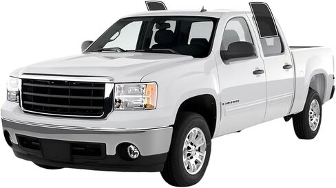 Precut Windows Tint Film جميع الجوانب سيارات الشمس ، حجب الحماية ، خصوصية ، مضادة للزجاج ، 2ply Film 20 ٪ Tint Shade Kit for GMC Sierra 1500 Crew 2007-2013 in Kuwait