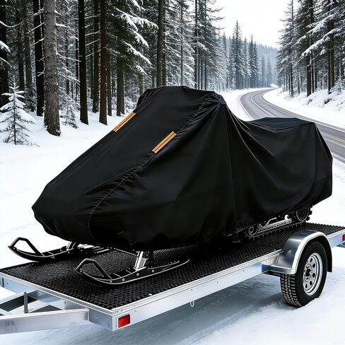 Snowmobile Cover for Yamaha Sidewinder L-TX LE 137 1.5-Inch 2023-2026,Trailerable Snowmobile Storage Cover,Outdoor Snowsled Cover Waterproof & UV-Resistant Heavy-Duty Protection 300D Oxford Fabric in Saudi Arabia