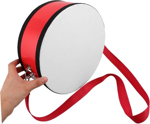 Kisangel 1 Set Red Marching Snare Drum for Lightweight Hand Drum with Strap Promotes Rhythm Skills and Teamwork for School and Band Activities in Kuwait
