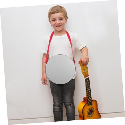 Kisangel 1 Set Red Marching Snare Drum for Lightweight Hand Drum with Strap Promotes Rhythm Skills and Teamwork for School and Band Activities in Kuwait