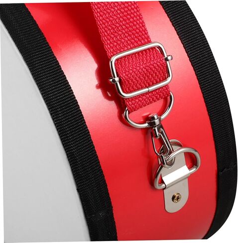 1 Set Red Handheld Snare Drum with Strap Musical Instrument for Preschool Music Education and Performances Enhances Sound Quality and Encourages Teamwork in Kuwait