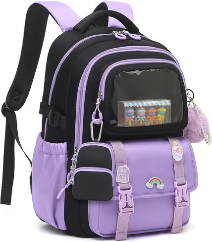 حقيبة ظهر للبنات ، حقائب الظهر Kawaii للأطفال للفتيات متعددة الجيوب. in Kuwait
