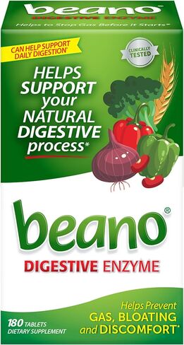Beano Ultra 800 Food Enzyme - 180 Tablets in Kuwait