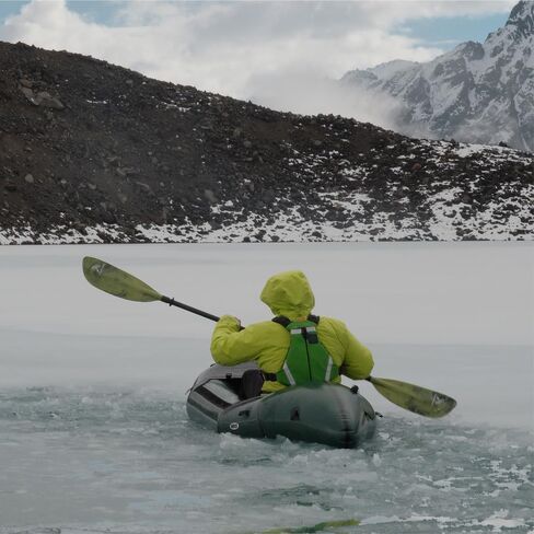 CHEERLONG Kayak Paddle - Fiberglass Shaft with Reinforced Polycarbonate Paddle - Beautiful and Lightweight, Adjustable Canoe Paddle, Mountain-Green Paddle, More Beautiful - Perfect for Play in Saudi Arabia