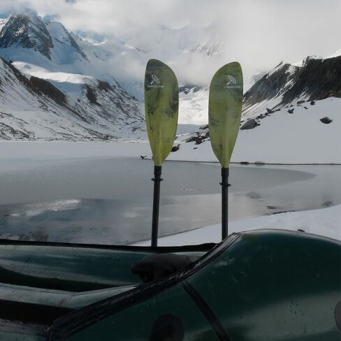 CHEERLONG Kayak Paddle - Fiberglass Shaft with Reinforced Polycarbonate Paddle - Beautiful and Lightweight, Adjustable Canoe Paddle, Mountain-Green Paddle, More Beautiful - Perfect for Play in Saudi Arabia