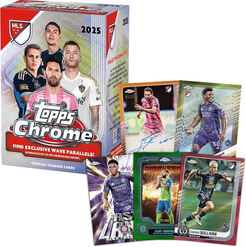 Topps Chrome MLS 2025 - Factory Sealed - Value Box in Saudi Arabia
