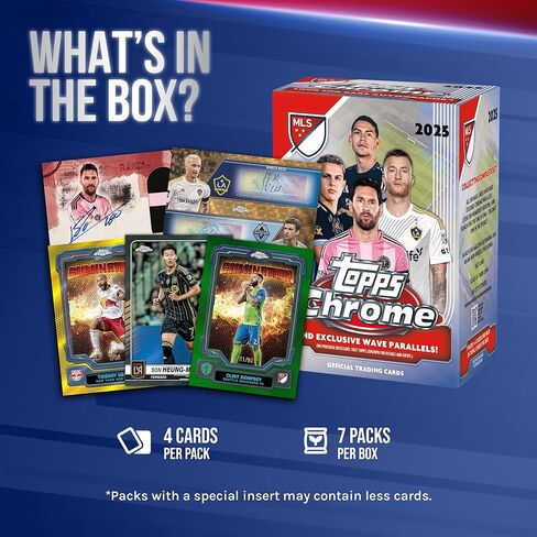 Topps Chrome MLS 2025 - Factory Sealed - Value Box in Saudi Arabia