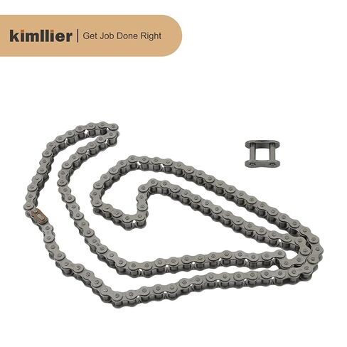 kimllier 80 Roller Chain 10 Feet with 1 Connecting Links, Carbon Steel, 120 Links in Saudi Arabia