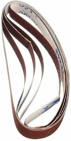 أحزمة صنفرة 457 × 13 مم، أشرطة كاشطة من قماش الصنفرة 60-1000 حبيبة، 10 عبوات لتلميع الخشب والمعادن والبلاستيك (400 حبيبة) in Kuwait