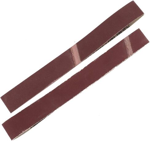 Jeanoko Alumina Abrasive Belt Sanding Band for Polishing Woodworking Grinding Tools, 10pcs 533 * 30 for Shipbuilding Light Industry (600# flat connection) in Kuwait
