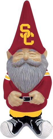University of Southern California Trojans USC Garden Gnome, 11 Inch Hand Painted Resin Statue, Indoor Outdoor Team Decor, Officially Licensed in Saudi Arabia