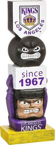 Team Sports America Los Angeles Kings Vintage NHL Tiki Totem Statue in Saudi Arabia