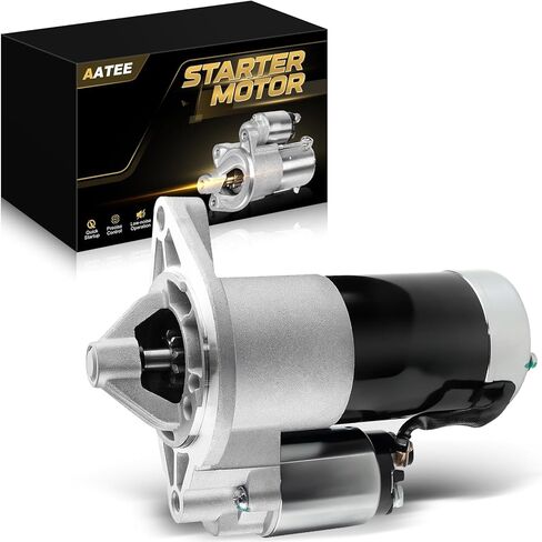 56041012AB Starter Motor for:-Jeep Wrangler 1999 2000 2001 2002 4.0L L6, Grand Cherokee 1999 2000 2001 2002 TJ, Cherokee 1999 2000 2001, 12V 1.7KW 10Teeth Clockwise Replace# 17749N SMT0077 in Kuwait