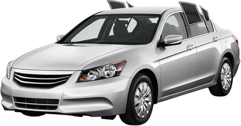 Precut Windows Tint Film All Sides Cars Sun Flocking Protection Privacy Anti Shatter Glass 2 Ply Film 50 ٪ Tint Shade Kit for Honda Accord Sedan 2008-2012 in Kuwait
