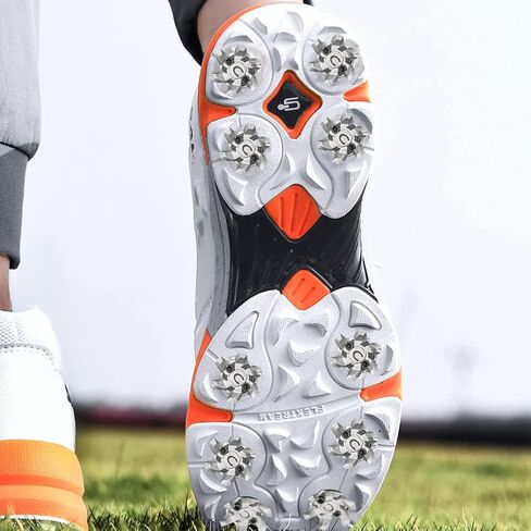 Shoe Spikes, Soft Rubber Replacement Studs, Cleats Pins 18 Pcs Silver for Hiking Soccer Running Outdoor Sports Activities in Kuwait