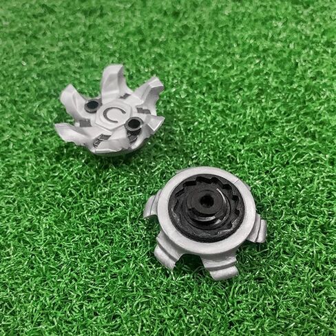 Shoe Spikes, Soft Rubber Replacement Studs, Cleats Pins 18 Pcs Silver for Hiking Soccer Running Outdoor Sports Activities in Kuwait