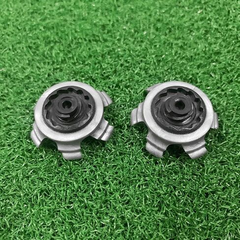 Shoe Spikes, Soft Rubber Replacement Studs, Cleats Pins 18 Pcs Silver for Hiking Soccer Running Outdoor Sports Activities in Kuwait