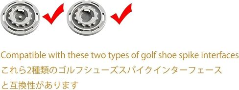 20 قطعة بديلة لأطراف الجولف مع مفتاح ربط - متوافقة مع Footjoy، Callaway، New Balance، Nike، Adidas، Under Armour، ECCO، واجهة Fast Twist3.0 in Kuwait