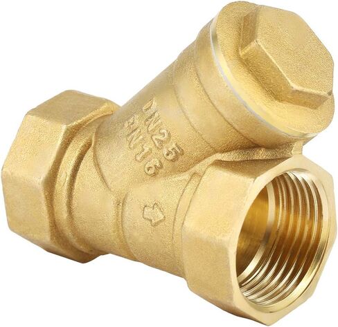 Durable 1" Brass Strainer Filter Valve Connector, High Efficiency Filtering, Rustproof & AntiMoisture, 1/2in Strainer for Water/Oil Filtration Systems in Saudi Arabia