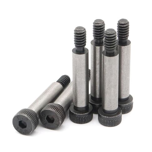 5pcs Alloy Steel Shoulder Bolt, Ф1/2'' × 2'' (3/8-16) Hex Socket Shoulder Bolt, Alloy Steel, Oxidation Blackening (Black) in Saudi Arabia