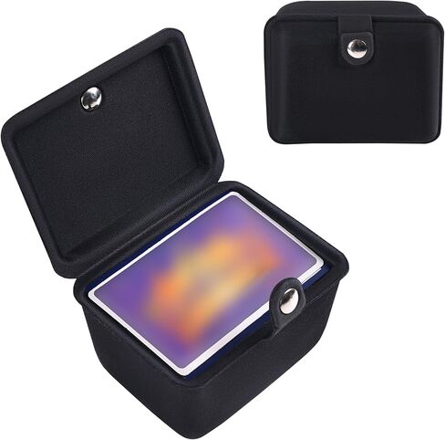 Hard Portability Playing Card Travel Case Compatible with Set Enterprises FiveCrowns card game,Protective Case Organizer.(Notincluding Cards)(black) in Kuwait