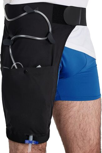 Catheter Leg Bag Holder - Breathable Fabric, Stay-in-Place Urine Bag Stabilization Device for Men & Women,Black(S-M) Ufootit in Saudi Arabia