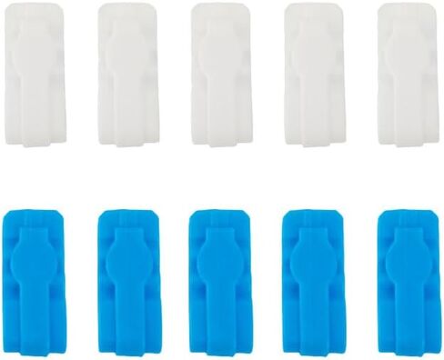 10 Pcs Vacuum Storage Bag Sealing Clips Reusable Zipper for Space Saver Compression Bags, Clothes, Bedding Storage and Food Storage Bags in Saudi Arabia