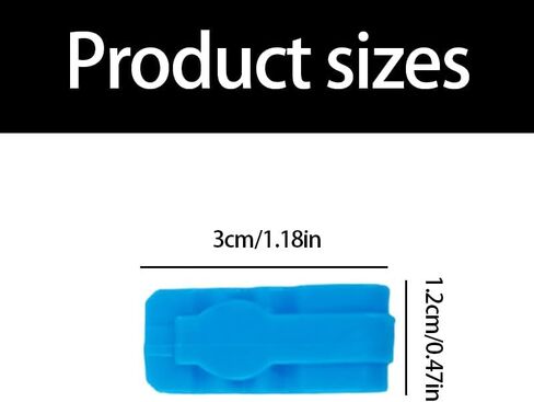 10 Pcs Vacuum Storage Bag Sealing Clips Reusable Zipper for Space Saver Compression Bags, Clothes, Bedding Storage and Food Storage Bags in Saudi Arabia