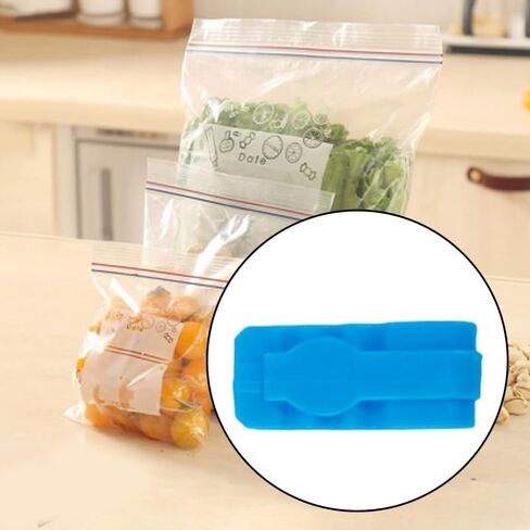 10 Pcs Vacuum Storage Bag Sealing Clips Reusable Zipper for Space Saver Compression Bags, Clothes, Bedding Storage and Food Storage Bags in Saudi Arabia