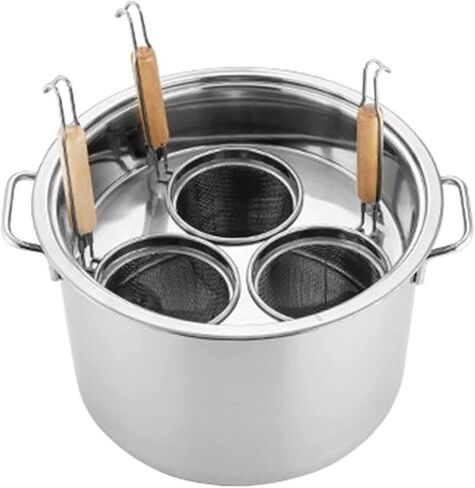 Pasta Pots Pasta Pot Stainless Steel Pasta Cooker, Pasta Cooker Set with Insert Strainer Basket, Home Kitchen Stock Pot Restaurant Steamer Pot, Pasta Cooking Co in Saudi Arabia