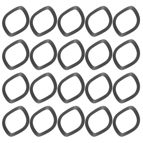 Mobestech 300pcs Black Corrugated Washers 16mm Inner Diameter X 21mm Outer Diameter Manganese Steel Spring Washers for Motor Bearings Screws Bolts Circuit Connection in Saudi Arabia