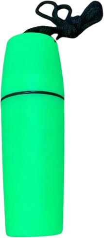 Green Waterproof Container Bottle Holder with Lanyard - Floating Dry Box for Kayak, Canoe, Boat, Diving, and Snorkeling - Watertight Plastic Case with Hook and O-Ring Seal for Outdoor Activities in Saudi Arabia