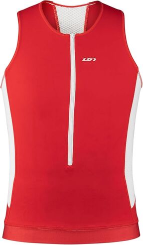 قميص Garneau Sprint Tri للرجال بدون أكمام، بربادوس شيري، مقاس متوسط in Kuwait