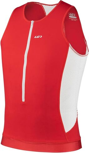 قميص Garneau Sprint Tri للرجال بدون أكمام، بربادوس شيري، مقاس متوسط in Kuwait