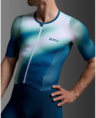 2XU Men's Aero Hex Sleeved Tri Suit in Kuwait