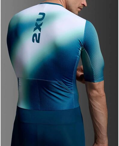 2XU Men's Aero Hex Sleeved Tri Suit in Kuwait