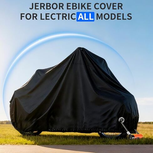 JERBOR All Season Cover for Lectric, Waterproof Outdoor Bicycle Storage Protector, Dustproof Windproof for Mountain Road Electric Bikes, Ebikes Accessories for Lectric in Saudi Arabia