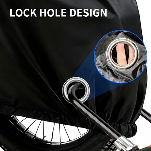 JERBOR All Season Cover for Lectric, Waterproof Outdoor Bicycle Storage Protector, Dustproof Windproof for Mountain Road Electric Bikes, Ebikes Accessories for Lectric in Saudi Arabia