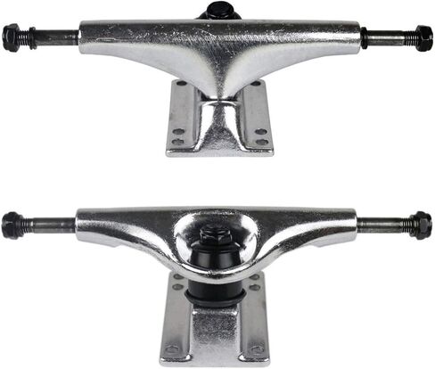 لوح تزلج كامل من Moose مع شاحنات فضية وعجلات سوداء (أزرق ملون، 8.25 بوصة) in Kuwait