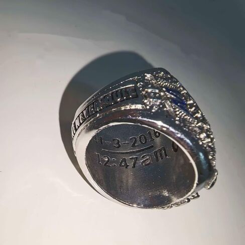 CLASSIC SERIES 2016 BASEBALL CHAMPIONSHIP RING BearTeam #Rarity Luxury Commemorative Sports Fan Detail Gift - Glory Collect Various Festivals Occasions with Sandalwood Box in Saudi Arabia