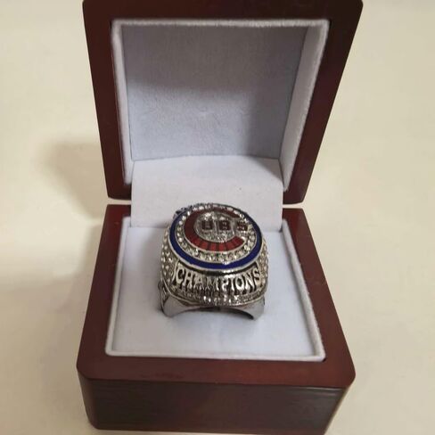 CLASSIC SERIES 2016 BASEBALL CHAMPIONSHIP RING BearTeam #Rarity Luxury Commemorative Sports Fan Detail Gift - Glory Collect Various Festivals Occasions with Sandalwood Box in Saudi Arabia