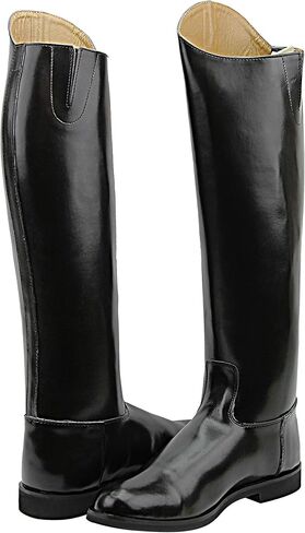 Women Ladies Decent Dress Dressage Boots Pull On Riding English Equestrian Black in Kuwait