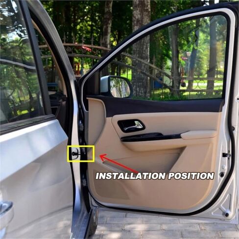 Door Check Strap Hinge for Fiesta 2009 2010 2011 2012 2013 Car Door Gate Hinge Stop Check Replacement Limiter Auto Repair Conversion Plastic Black Stopper in Saudi Arabia