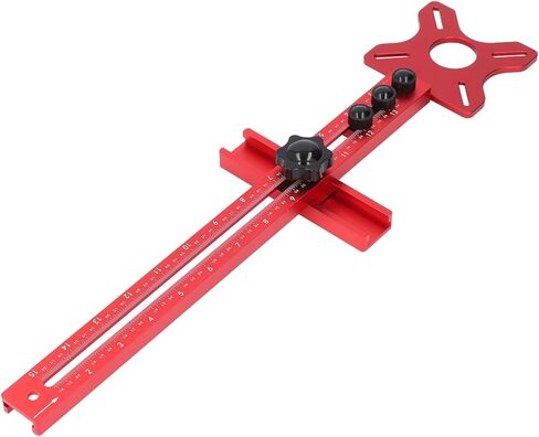 Router Milling Groove Bracket Versatile Detachable Woodworking Tool for Milling, Circular Groove Cutting 445mm Total Length for Woodworking Enthusiasts in Kuwait