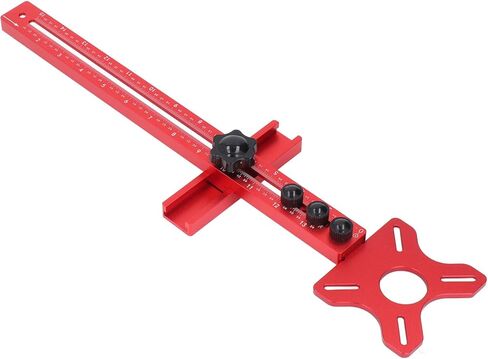 Router Milling Groove Bracket Versatile Detachable Woodworking Tool for Milling, Circular Groove Cutting 445mm Total Length for Woodworking Enthusiasts in Kuwait