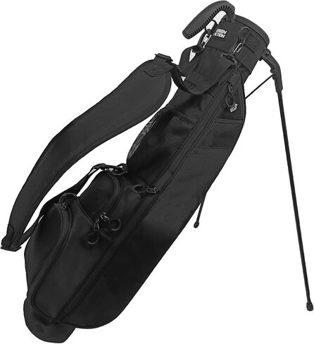 Sunday Golf Bag with Strap & Stand, Lightweight Golf Stand Bags with Two-Way Divider/Cooler Pocket, Golf Club Bags Holds 5-6 Clubs for Driving Range, Par 3 and Standard Courses in Saudi Arabia